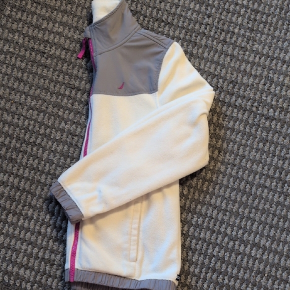 Nautica Gray and White Jacket with Pink Accents - Picture 11 of 11